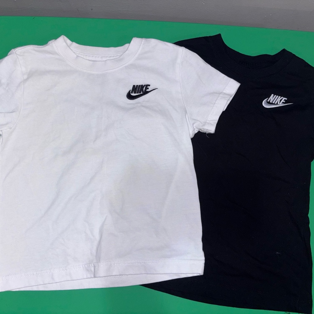Nike Kids' Short Sleeve Tees in Black and White
